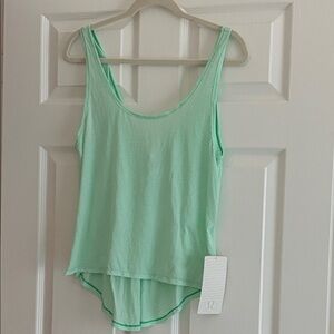 lululemon athletica Light Green Women's Tank Top